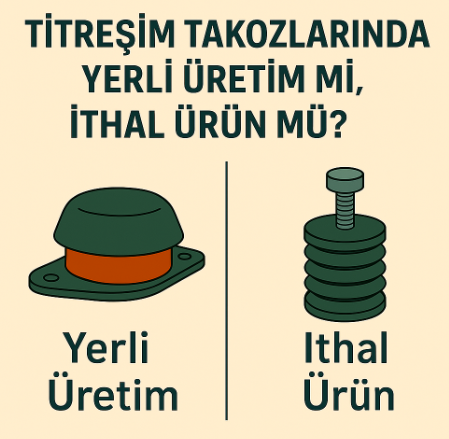 Titreşim Takozlarında Yerli Üretim mi, İthal Ürün mü?
